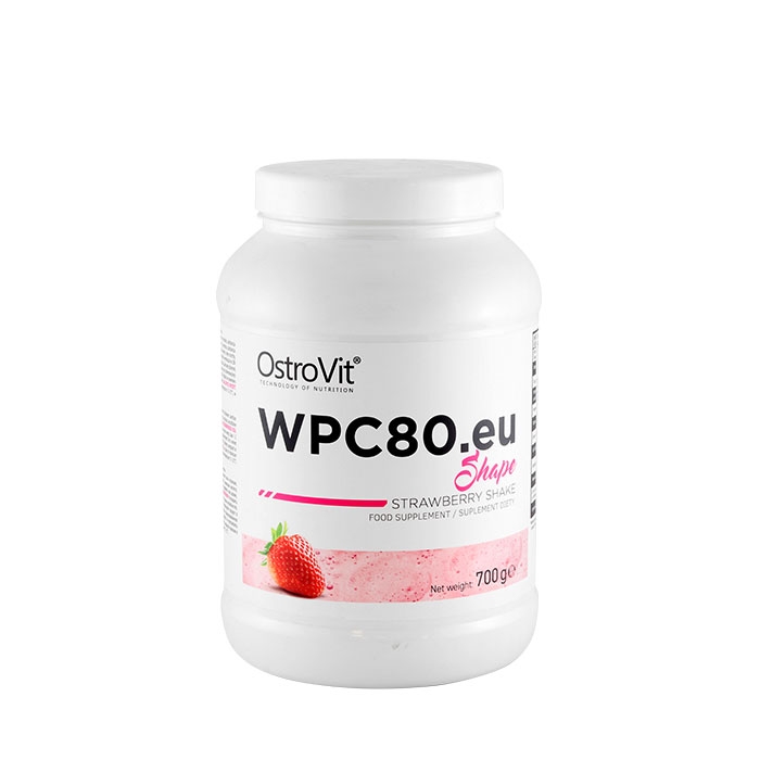 ОСТРОВИТ WPC80.EU ШЕЙП ПРОТЕИН С ВКУС НА ЯГОДОВ ШЕЙК 700 г / OSTROVIT WPC80.EU SHAPE STRAWBERRY SHAKE
