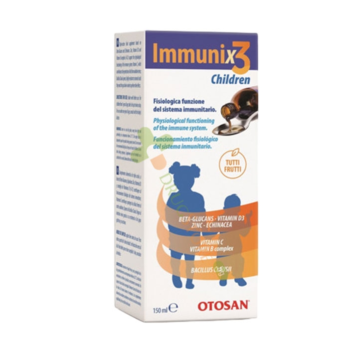 ОТОСАН IMMUNIX3 сироп за деца 150 мл / OTOSAN IMMUNIX3 KIDS syrup
