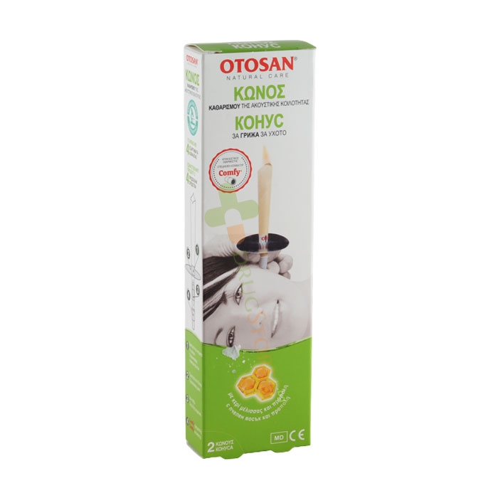 ОТОСАН конус за ушна хигиена 2 броя / OTOSAN EAR CANDLES