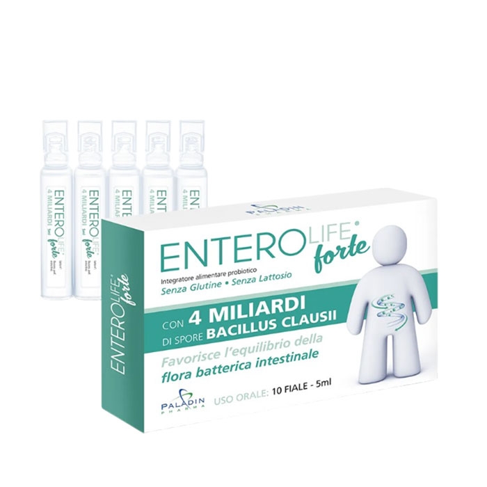 ЕНТЕРОЛАЙФ ПРОБИОТИК ФОРТЕ флакони 5 мл 10 броя / PALADIN PHARMA ENTEROLIFE PROBIOTIC FORTE