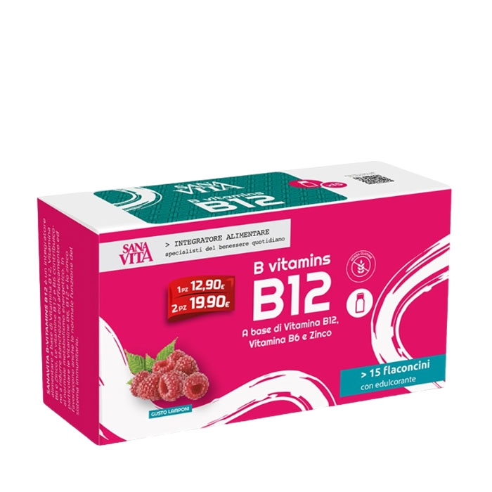 САНАВИТА ВИТАМИН B12 + ВИТАМИН B6 + ЦИНК флакони 10 мл 15 броя / PALADIN PHARMA SANIVITA VITAMIN B12 + VITAMIN B6 + ZINC