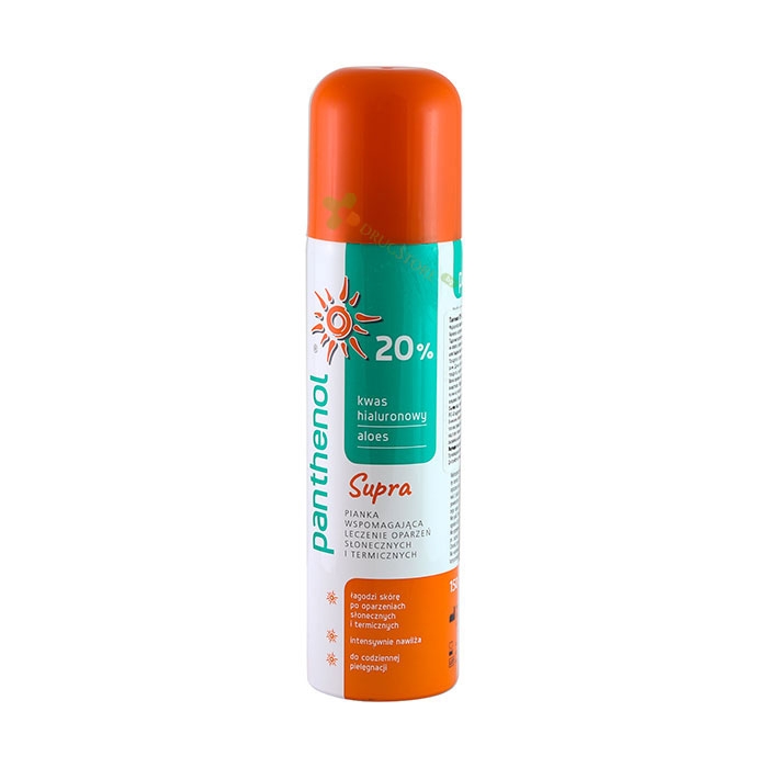 ПАНТЕНОЛ СПРЕЙ ПЯНА СУПРА 20% ХИАЛУРОН 150 мл / BIOVENA HEALTH SP. PANTHENOL SPRAY FOAM SUPRA 20% HYALURON