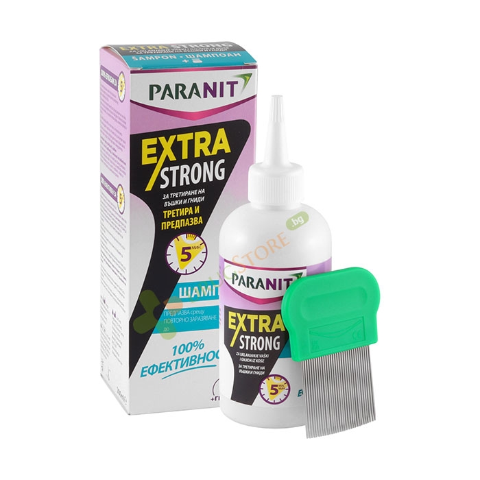 ШАМПОАН ПРОТИВ ВЪШКИ И ГНИДИ ЕКСТРА СТРОНГ 200 мл / PARANIT EXTRA STRONG SHAMPOO