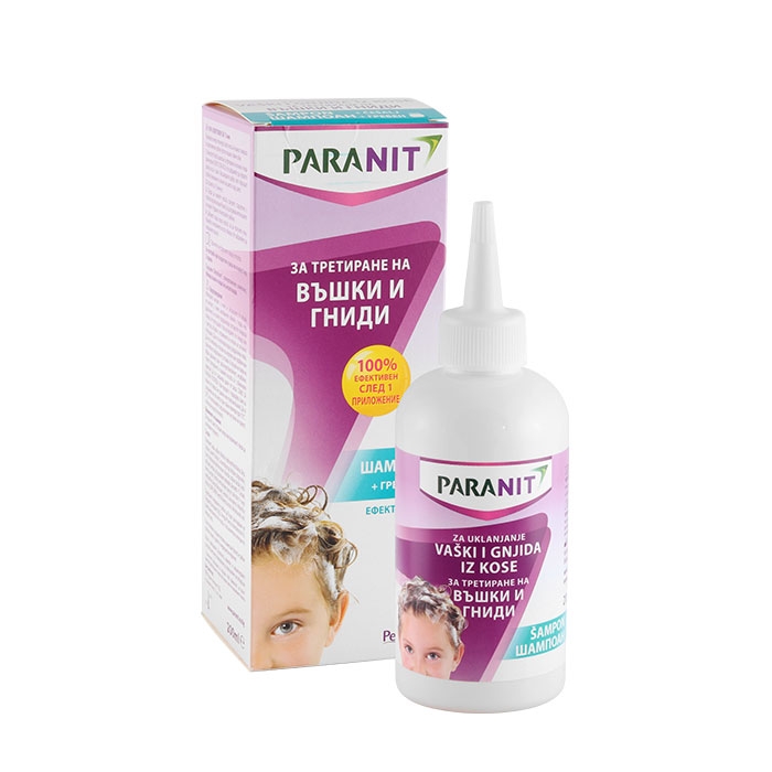 ПАРАНИТ ШАМПОАН ПРОТИВ ВЪШКИ 200 мл / OMEGA PHARMA PARANIT SHAMPOO