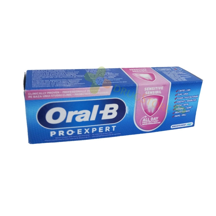 ПАСТА ЗА ЗЪБИ ОРАЛ - Б ПРО-ЕКСПЕРТ СЕНСИТИВ СИНСИБИЛ МЕНТА 75 мл / PROCTER &amp; GAMBLE TOOTHPASTE ORAL - B PRO-EXPERT SENSITIVE SENSIBIL MINT