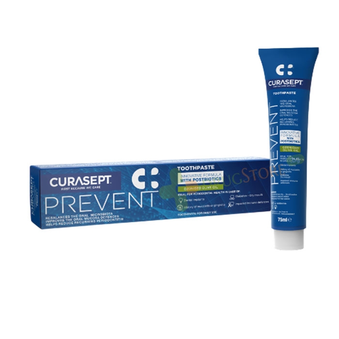 ПАСТА ЗА ЗЪБИ С ПРОБИОТИЦИ 75 мл / CURASEPT PREVENT TOOTHPASTE