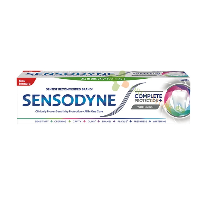 ПАСТА ЗА ЗЪБИ СЕНСОДИН КЪМПЛИЙТ ПРОТЕКШЪН УАЙТ 75 мл / HALEON SENSODYNE COMPLETE PROTECTION WHITENING 75 ml