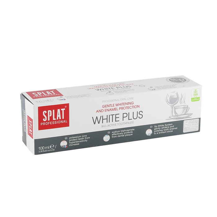 ПАСТА ЗА ЗЪБИ СПЛАТ ПРОФЕШАНЪЛ УАЙТ ПЛЮС 100 мл / SPLAT PROFESSIONAL WHITE PLUS