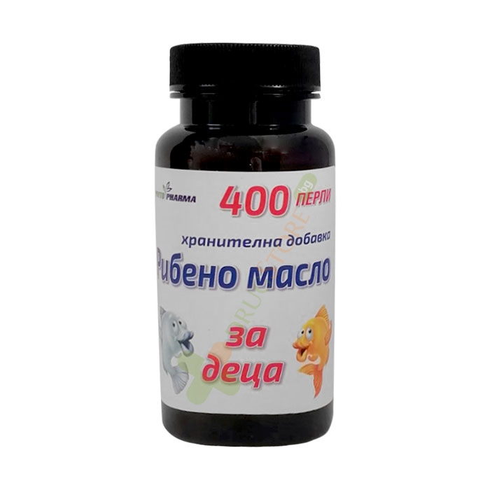 РИБЕНО МАСЛО ЗА ДЕЦА перли 400 броя / PHYTOPHARMA FISH OIL FOR KIDS