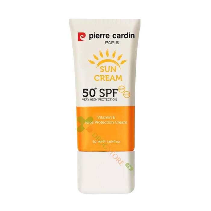 СЛЪНЦЕЗАЩИТЕН КРЕМ ЗА ЛИЦЕ SPF50+ 50 мл / PIERRE CARDIN FACE SUN CREAM SPF50+
