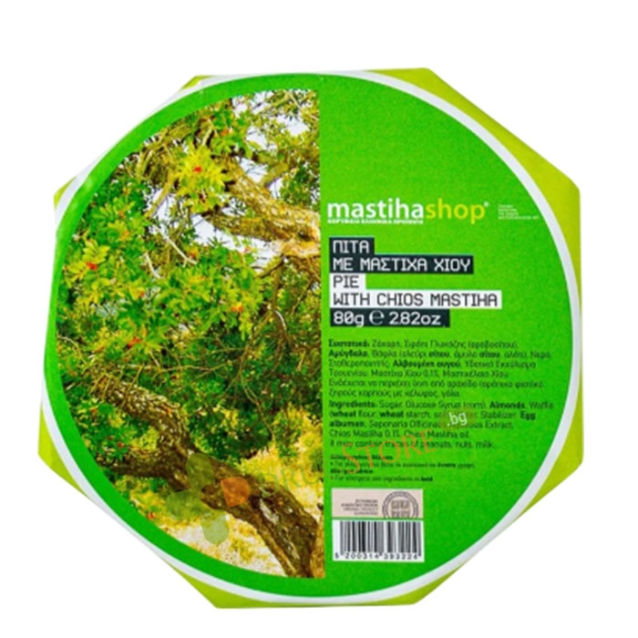 ПИТА С ВАФЛЕНИ КОРИ И МАСТИХА 80 г / MASTIHA PIE WITH CHIOS MASTIHA