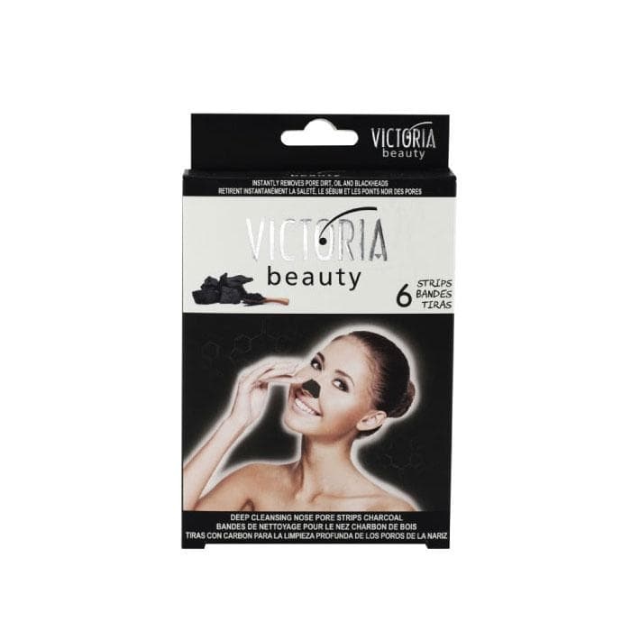 ПОЧИСТВАЩИ ЛЕНТИ ЗА НОС ВИКТОРИЯ БЮТИ С АКТИВЕН ВЪГЛЕН 6 броя / VICTORIA BEAUTY DEEP CLEANSING NOSE STRIPS WITH CHARCOAL