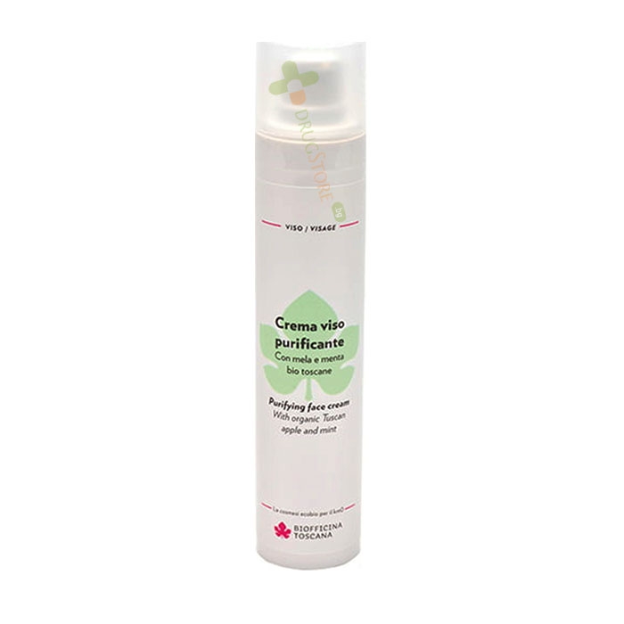 ПОЧИСТВАЩ - БАЛАНСИРАЩ КРЕМ ЗА ЛИЦЕ С ЯБЪЛКА И МЕНТА 50 мл / BIOFFICINA TOSCANA PURIFYING FACE CREAM