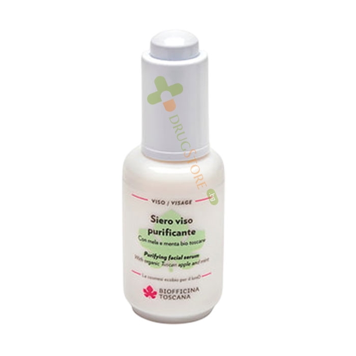ПОЧИСТВАЩ - НОРМАЛИЗИРАЩ СЕРУМ ЗА ЛИЦЕ С ЯБЪЛКА И МЕНТА 30 мл / BIOFFICINA TOSCANA PURIFYING FACIAL SERUM