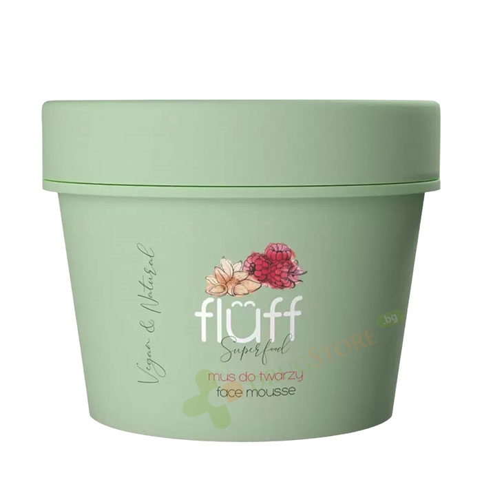 ПОЧИСТВАЩА ПЯНА ЗА ЛИЦЕ МАЛИНИ С БАДЕМИ 50 мл / FLUFF RASPBERRY ALMOND FACE MOUSSE