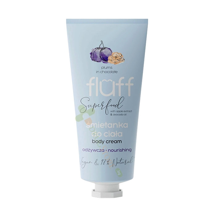 ПОДХРАНВАЩ КРЕМ ЗА ТЯЛО СЛИВИ В ШОКОЛАД 100 мл / FLUFF BODY CREAM PLUMS IN CHOCOLATE