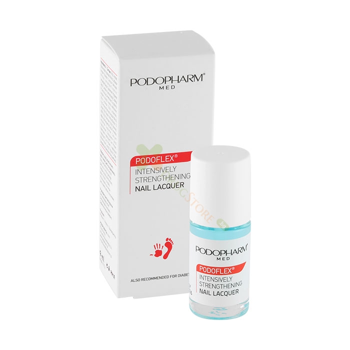 ЗАЗДРAВЯВАЩ ЛАК ЗА НОКТИ 9 мл / PODOPHARM MED PODOFLEX INTENSIVELY STRENGTHENING NAIL LACQUER