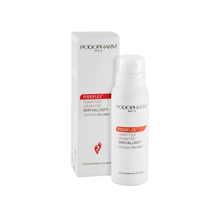 КРЕМООБРАЗНА ПЯНА ПРИ КЕРАТОЗА ЗА КРАКА 125 мл / PODOPHARM MED CREAM FOOT FOAM FOR KERATOSIS