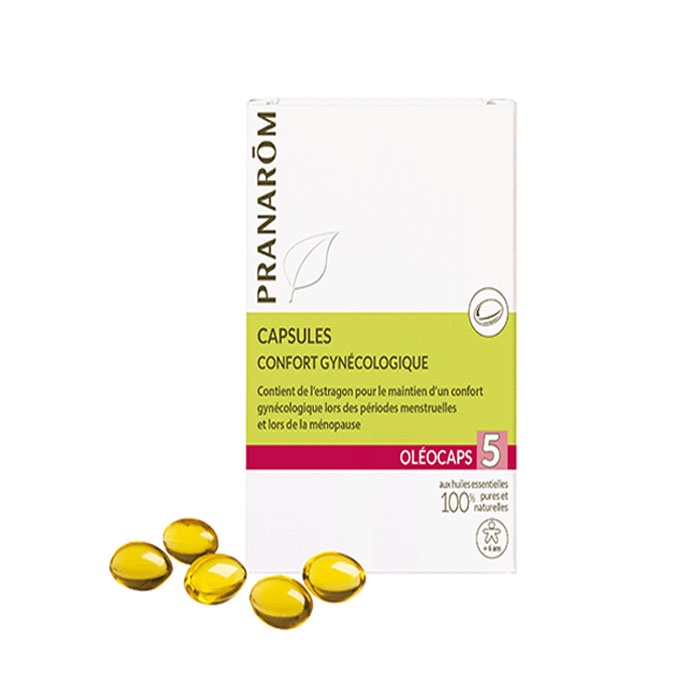 ПРАНАРОМ ОЛЕОКАПС 5 ГИНЕКОЛОГИЧЕН КОМФОРТ капсули 30 броя / PRANAROM OLEOCAPS 5 GYNECOLOGICAL COMFORT capsules 30