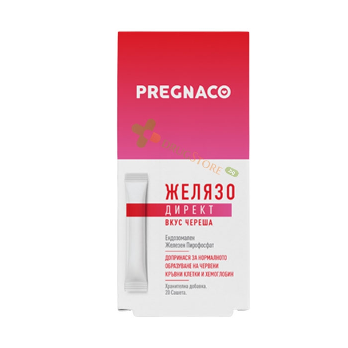 ЖЕЛЯЗО ДИРЕКТ ЧЕРЕША саше 20 броя / PREGNACO IRON DIRECT CHERRY sachet