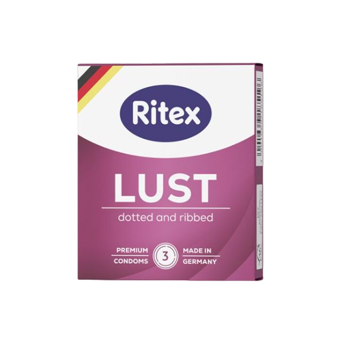 ПРЕЗЕРВАТИВИ РИТЕКС ЛЪСТ 3 броя / RITEX LUST CONDOMS | Drugstore BG