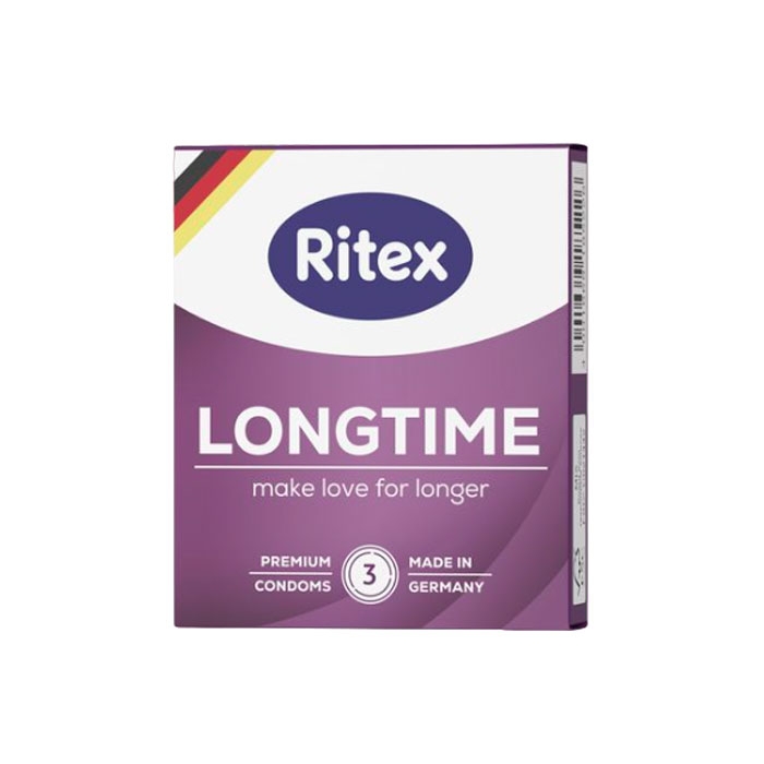 ПРЕЗЕРВАТИВИ РИТЕКС ЛОНГТАЙМ 3 броя / RITEX LONGTIME CONDOMS
