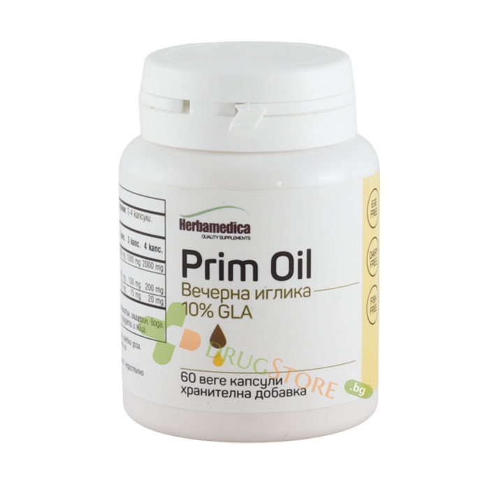 ПРИМ ОЙЛ капсули 505 мг 60 броя / HERBAMEDICA PRIM OIL