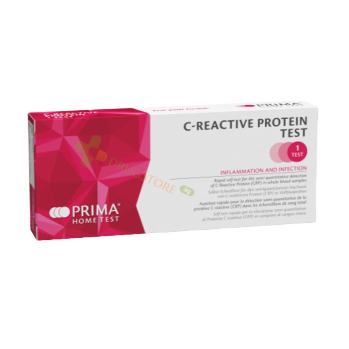 ПРИМА ТЕСТ С- РЕАКТИВЕН ПРОТЕИН (CRP) 1 брой / PRIMA HOME TEST C-REACTIVE PROTEIN TEST
