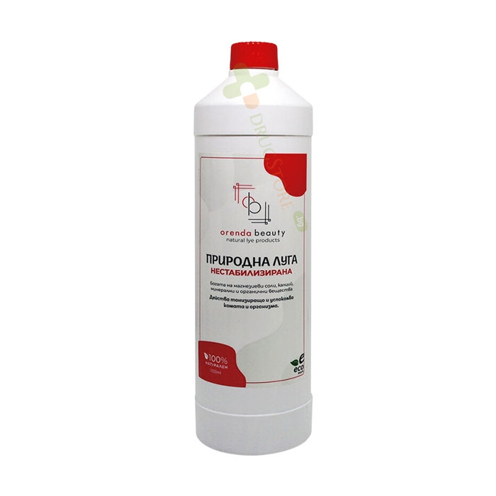 ПРИРОДНА ЛУГА НЕСТАБИЛИЗИРАНА 1000 мл / ORENDA BEAUTY NATURAL LYE UNSTABILIZED