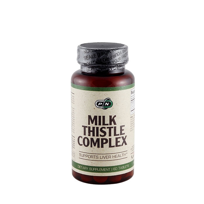 ПЮР НУТРИШЪН БЯЛ ТРЪН КОМПЛЕКС таблетки 450 мг 60 броя / PURE NUTRITION MILK THISTLE COMPLEX