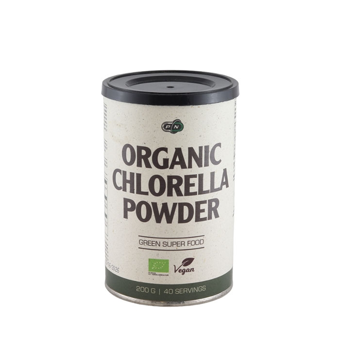 ПЮР НУТРИШЪН БИО ХЛОРЕЛА 200 г / PURE NUTRITION ORGANIC CHLORELLA POWDER