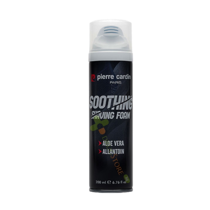 ПЯНА ЗА БРЪСНЕНЕ С АЛОЕ И АЛАНТОИН 200 мл / PIERRE CARDIN SOOTHING SHAVING FOAM WITH ALOE VERA &amp; ALANTOINE