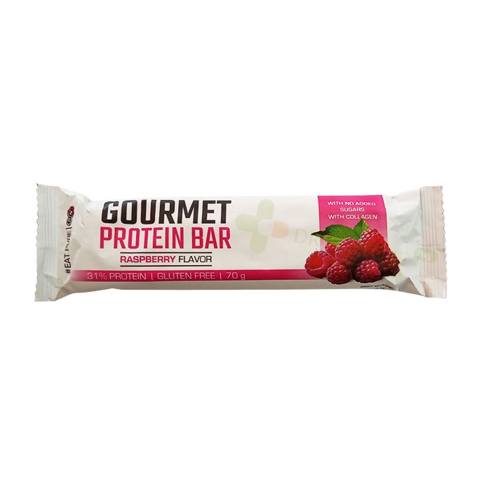 ПЮР НУТРИШЪН ГУРМЕ ПРОТЕИНОВ БАР МАЛИНА 70 г / PURE NUTRITION GOURMET PROTEIN BAR RASPBERRY