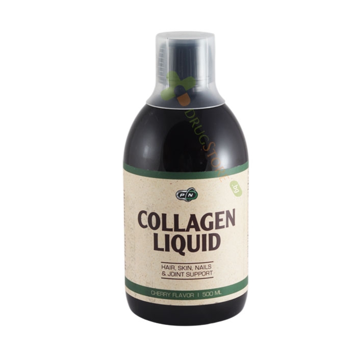 ПЮР НУТРИШЪН КОЛАГЕН ЛИКУИД ЧЕРЕША 500 мл / PURE NUTRITION LIQUID COLLAGEN CHERRY