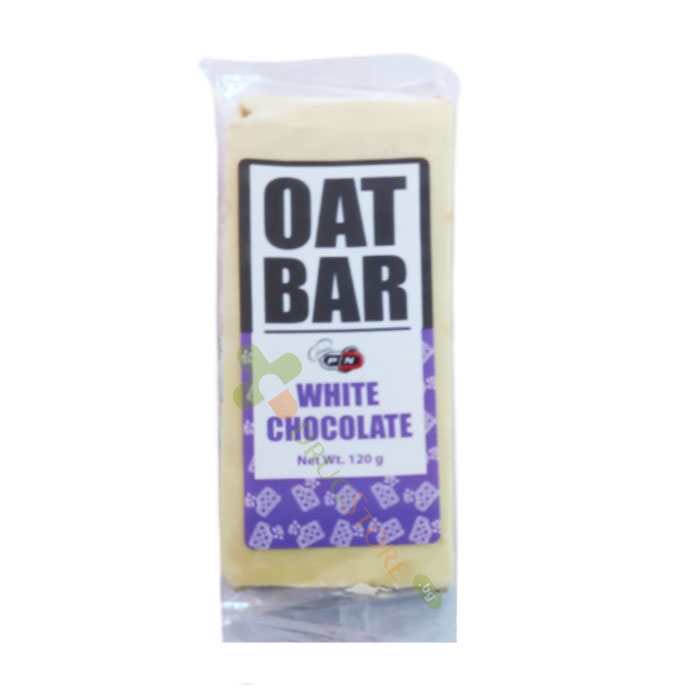 ПЮР НУТРИШЪН ОВЕСЕН БАР С ВКУС НА БЯЛ ШОКОЛАД 120 г / PURE NUTRITION OAT BAR WHITE CHOCOLATE