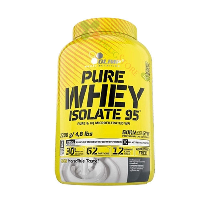 ПЮР СУРОВАТЪЧЕН ПРОТЕИН ИЗОЛАТ 95 ОВКУСЕН 2.2 кг / OLIMP SPORT NUTRITION PURE WHEY ISOLATE 95 FLAVOURED