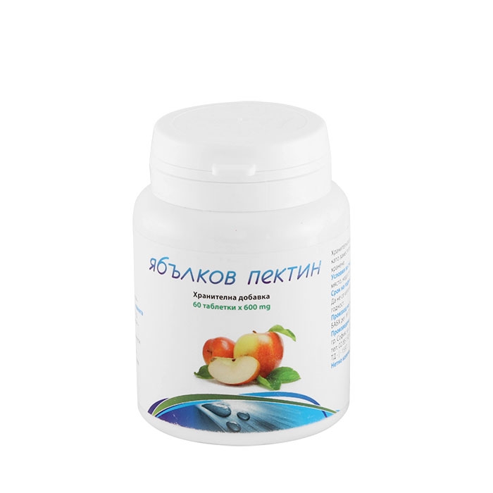 ЯБЪЛКОВ ПЕКТИН таблетки 60 броя / BOUROFF APPLE PECTIN | Drugstore BG