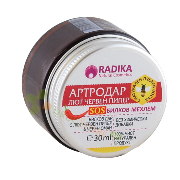 РАДИКА АРТРОДАР МЕХЛЕМ С ЛЮТ ЧЕРВЕН ПИПЕР И ЧЕРЕН ОМАН 30 мл / BIOHERBA RADIKA OINTMENT WITH CAYENNE AND COMFREI