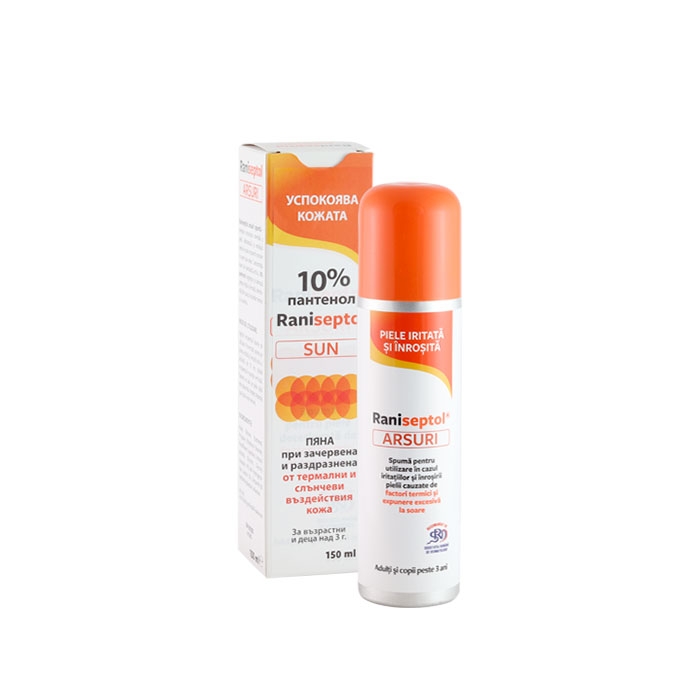 РАНИСЕПТОЛ СЪН спрей-пяна 150 мл / RANISEPTOL SUN spray-foam