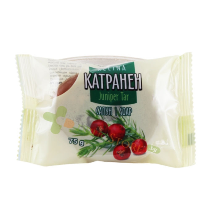 РЕЛИНА КАТРАНЕН САПУН 75 г / RELINA JUNIPER TAR SOAP