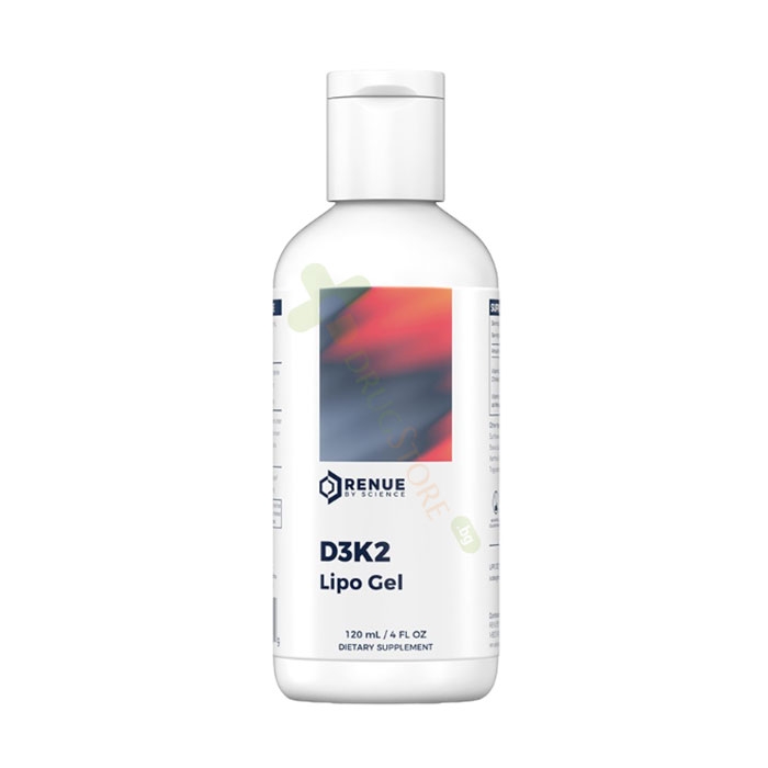 ВИТАМИН D3 + K2 липозомен гел 120 мл / RENUE BY SCIENCE VITD3+K2 LIPO GEL