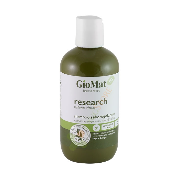 RESEARCH S2 ШАМПОАН ЗА МАЗНА КОСА 250 мл / GIOMAT S2 SEBUM REGULATOR SHAMPOO