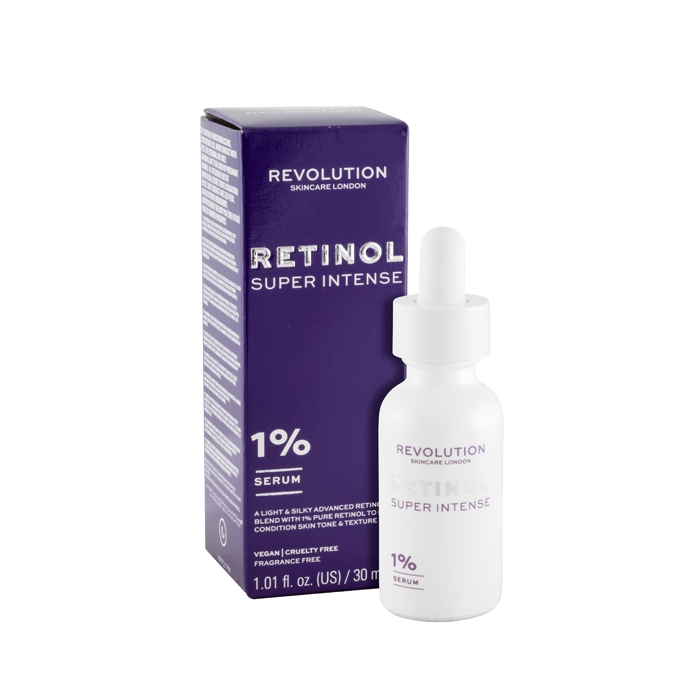 РЕВОЛЮШЪН SKINCARE СЕРУМ ЗА ЛИЦЕ ПРОТИВ СТАРЕЕНЕ RETINOL 1% 30 мл / REVOLUTION SKINCARE RETINOL 1% SUPER INTENSE