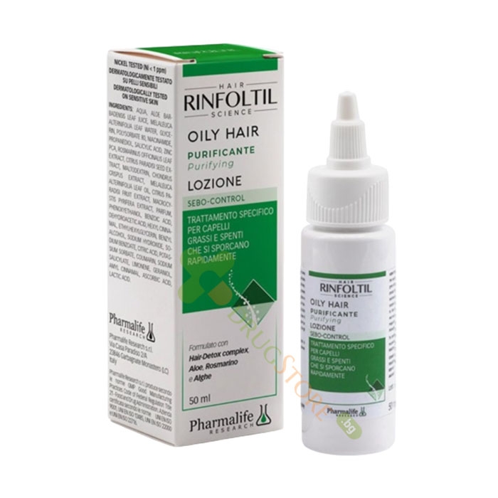 РИНФОЛТИЛ ЛОСИОН ЗА МАЗНА КОСА 50 мл / PHARMALIFE RINFOLTIL OILY HAIR LOTION