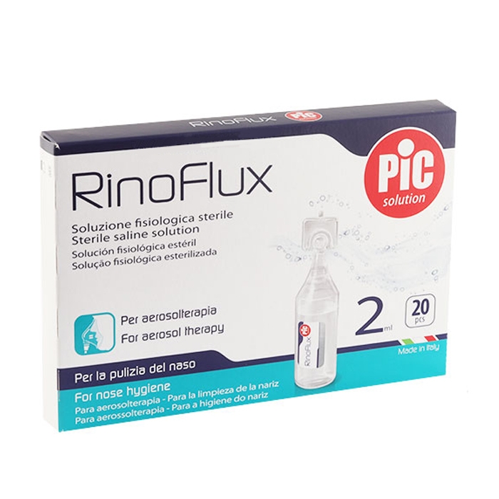 РИНОФЛУКС ФИЗИОЛОГИЧЕН РАЗТВОР 2 мл дози 20 броя / PIC RINOFLUX STERILE
