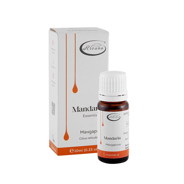 ЕТЕРИЧНО МАСЛО ОТ МАНДАРИНА 10 мл / RIVANA ESSENTIAL OIL MANDARIN