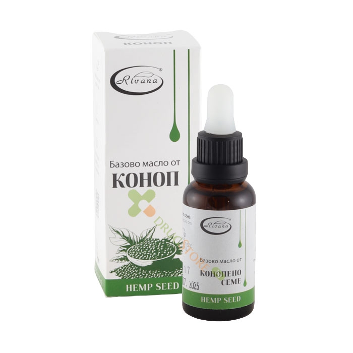 РИВАНА МАСЛО ОТ КОНОПЕНО СЕМЕ 30 мл / RIVANA HEMP SEED OIL
