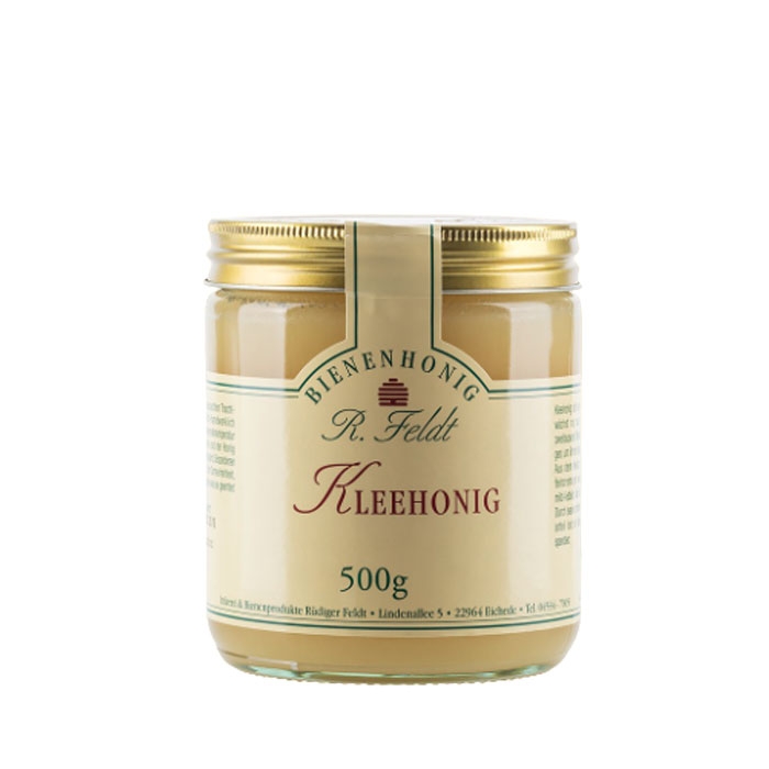 ПЧЕЛЕН МЕД ОТ ЦВЯТ НА ДЕТЕЛИНА 500 г / RUDIGER FELDT PRODUCTS CLOVER HONEY