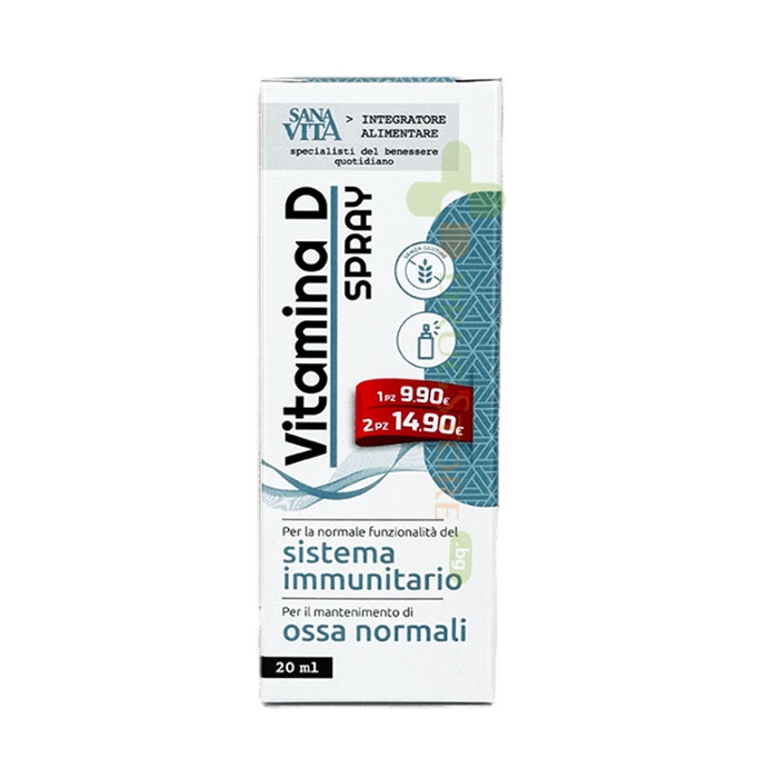 САНАВИТА ВИТАМИН D3 спрей 500 IU 20 мл / PALADIN PHARMA SANAVITA VITAMIN D3