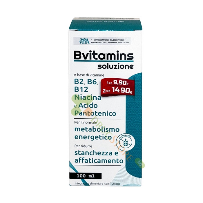 САНАВИТА ВИТАМИНИ B КОМПЛЕКС флакон 100 мл / PALADIN PHARMA SANAVITA VITAMINS B COMPLEX